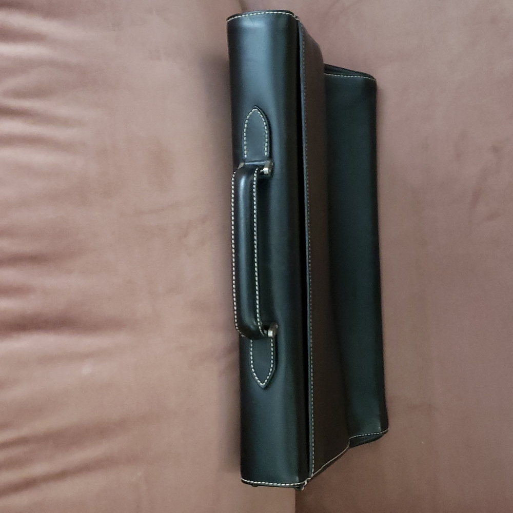 Genuine Asprey London Leather 2 Folder Briefcase Gem